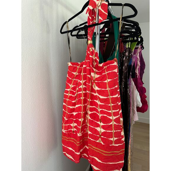 Vix Swimwear Aster Detail Short Dress in Agni - Picture 12 of 12